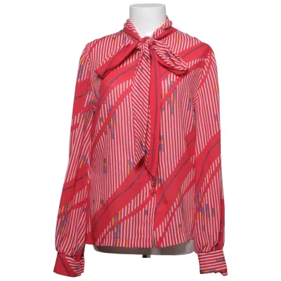 Blouse lavallière (Rouge, Multicolore) de Vinetta