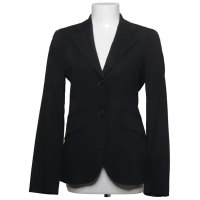 Blazer (Zwart) van Massimo Dutti Woman Elastaan, Polyester, Viscose, Wol