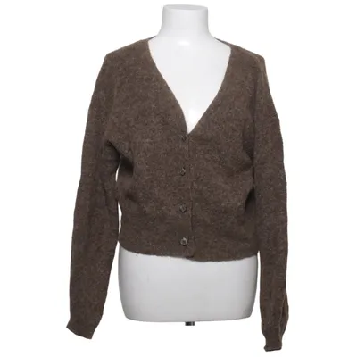 Cardigan (Brown) from Lindex Elastane, Mohair, Polyamide, Wool