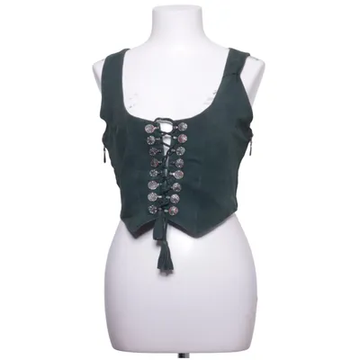Läderväst (Grön) från PG Leather Fashion Skinn