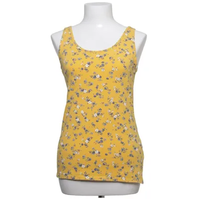 Tank­top (Gelb, Blau, Weiß) von Basics Clockhouse Baumwolle, Elasthan