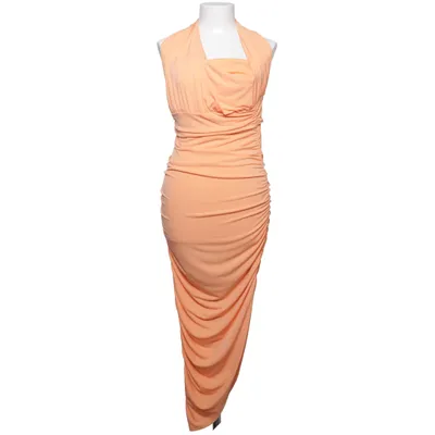 Maxikjole (Orange) fra Hanna Schönberg x NA-KD Elastan, Polyester