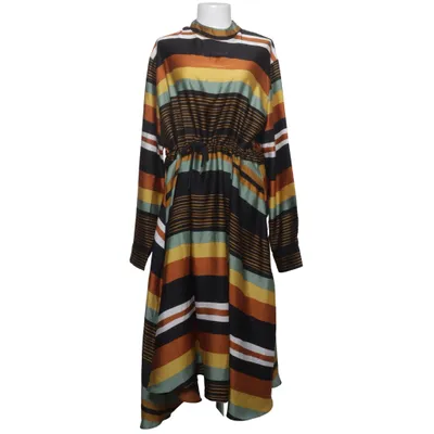 Dress (Black, Brown, Multicolored) from Ghospell Polyester