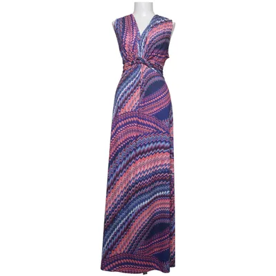 Robe longue (Bleu, Rose, Multicolore) de Bodyflirt Boutique Élasthane, Polyester