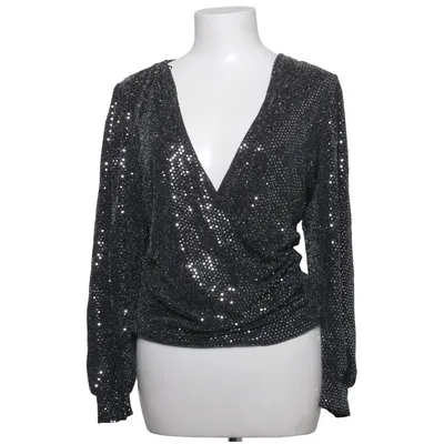 Top (Sort, Sølv) fra Oliver Bonas Elastan, Metallfiber, Polyamid