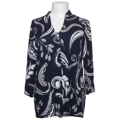 Top (Blauw, Wit) van Klaus Modelle Elastaan, Viscose