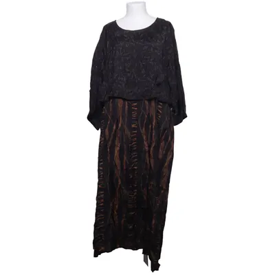 Maxikjole (Sort, Brun, Grøn) fra Buykud Viscose