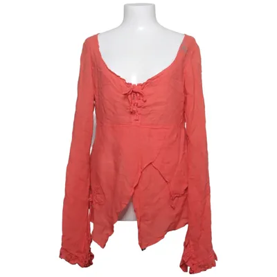 Blouse (Red) from Branting Cotton, Linen