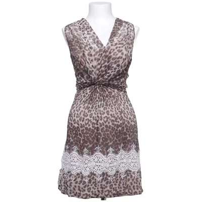Jurk (Bruin, Wit, Meerkleurig) van Traffic People Polyester, Zijde