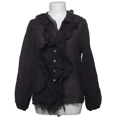 Bluse (Sort) fra Zara Lyocell, Polyester