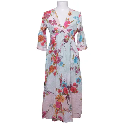 Robe longue (Rose, Vert, Multicolore) de TurQuoise Coton