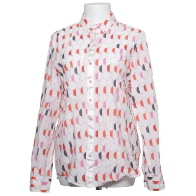 Shirt (White, Multicolored) from Erfo Pure Cotton