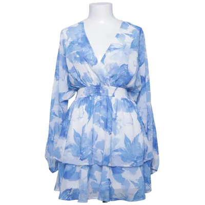 Jurk (Blauw, Wit) van Amisu Polyester
