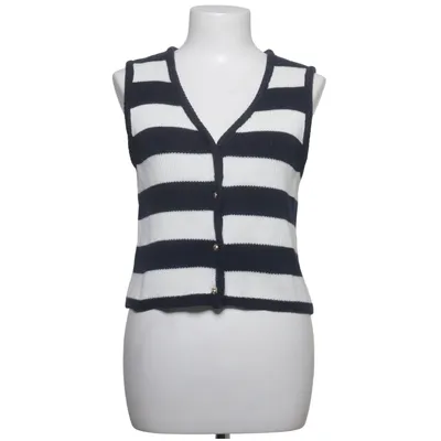 Gilet (Bleu, Blanc) de Sincerely, Jules Acrylique, Coton
