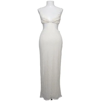 Beach dress (White) from Gina Tricot Cotton, Polyester