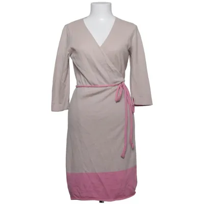 Wrap dress (Pink, Beige) from Bruno Manetti Cashmere