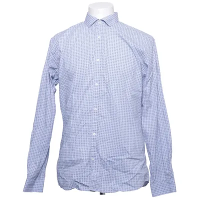 Shirt (Blauw, Wit) van Premium by Jack & Jones Katoen, Elastaan