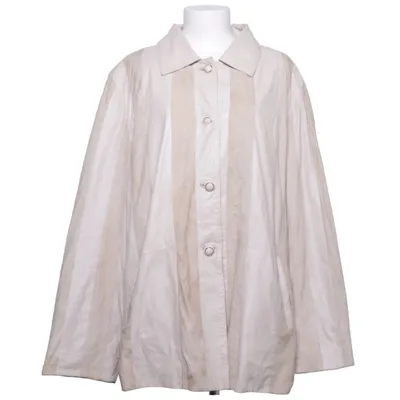 Leather jacket (Beige) from Denver Leather
