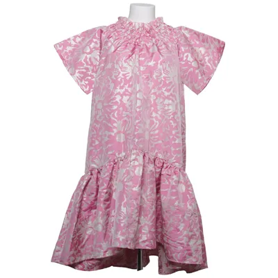 Klänning (Rosa, Vit) från YAS Metallfiber, Polyester