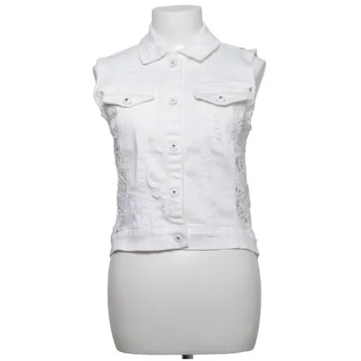 Spijker gilet (Wit) van Julie