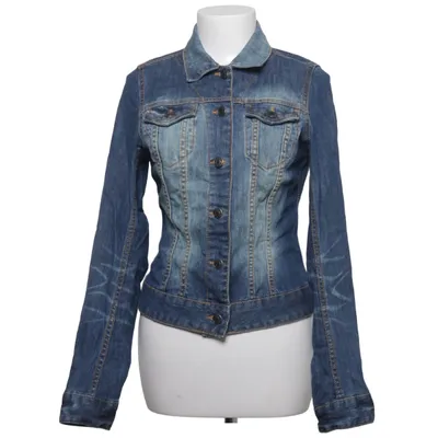 Jeansjacka (Blå) från Milla Bomull, Elastan