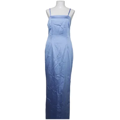 Aftenkjole (Blå) fra By Malina Collection Elastan, Polyester, Silke