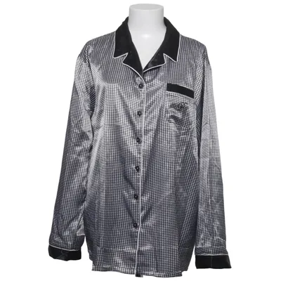 Pyjamasskjorta (Svart, Vit) från Pastunette Bomull, Polyester