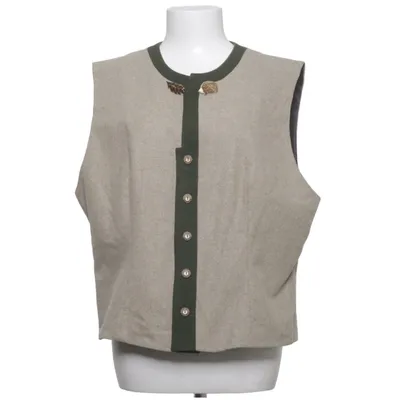 Ydervest (Beige, Grøn) fra Angelika Moden Polyester, Uld