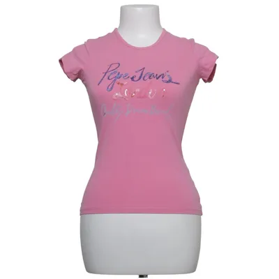 T-shirt (Pink) fra Pepe Jeans Bomuld, Elastan, Polyester