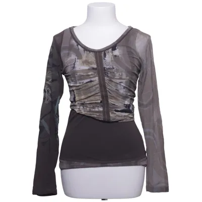Top (Braun, Grau) von Legatte Jeans Polyamid