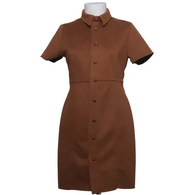 Skjortklänning (Brun) från DeFacto Woman Elastan, Polyester