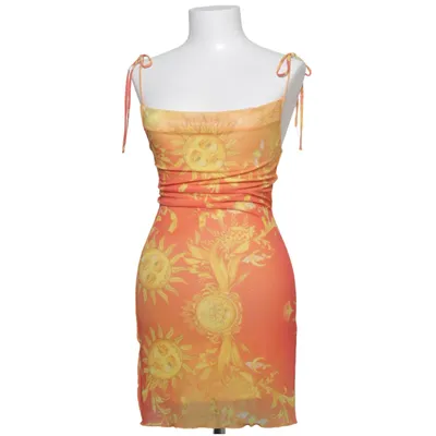 Strandjurk (Rood, Geel, Meerkleurig) van Bershka Elastaan, Polyester