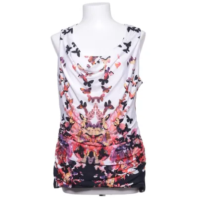 Top (White, Multicolored) from Z.Biz Elastane, Polyester