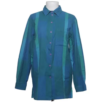 Chemise (Bleu, Vert) de DW Shop Coton