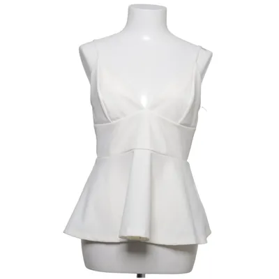 Peplum top (Wit) van H&M Elastaan, Polyester