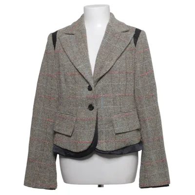 Blazer (Meerkleurig, Beige, Zwart) van Summum Acetaat, Polyamide, Polyester, Wol