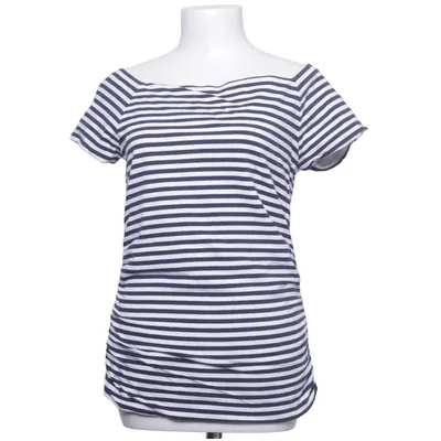 T-shirt (Blue, White) from Boden Cotton, Elastane