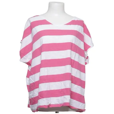 T-shirt (Rosa, Vit) från Takko Fashion Bomull, Viskos