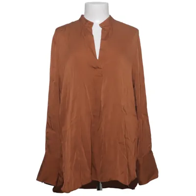 Bluse (Brun) fra By Malene Birger Elastan, Silke
