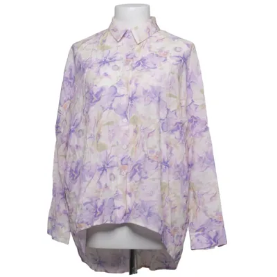 Blouse (Purple, White) from Elli White Polyamide, Viscose