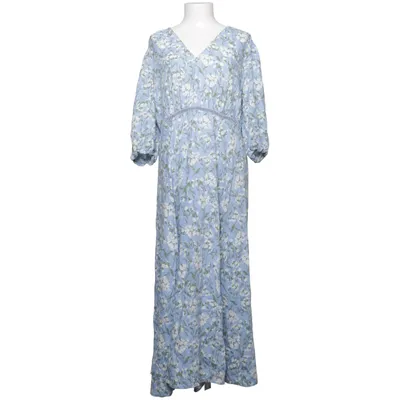 Långklänning (Blå, Flerfärgad) från Lindex Linne, Viskos