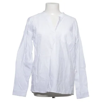 Blouse (Blanc) de Milano Italy Coton, Lin