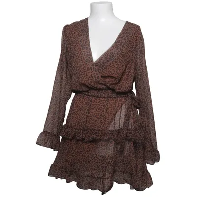 Omlottklänning (Brun) från Laminas Fashion Elastan, Polyester, Viskos