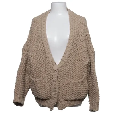 Cardigan (Beige) van Tricia Acryl, Katoen, Wol