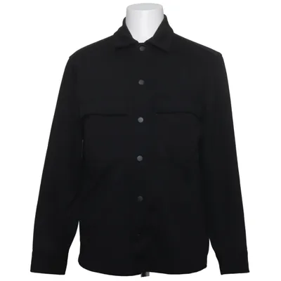 Surchemise (Noir) de H&M Man Coton, Polyester, Viscose