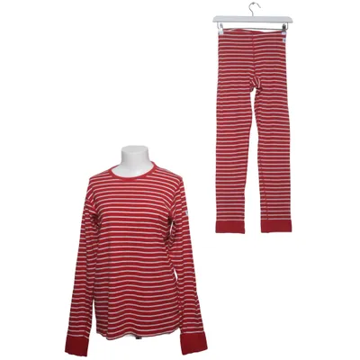 Pajamas (Red, White) from Polarn O. Pyret Organic cotton