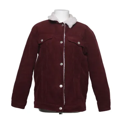 Foret Jeansjakke (Rød, Hvid) fra Stradivarius