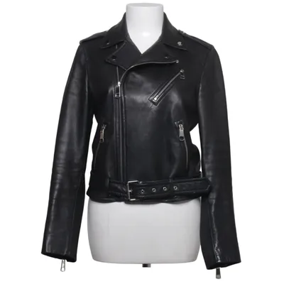 Bikerjacka (Svart) från Boss Kupro, Skinn