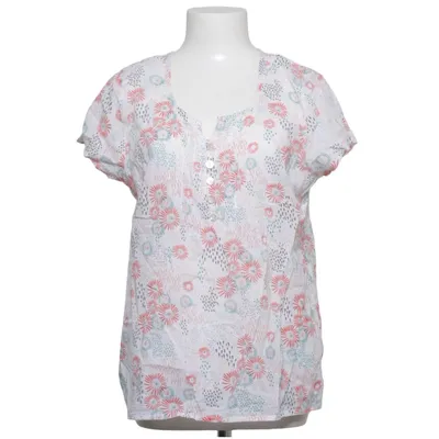 Top (White, Multicolored) from Nomads Cotton