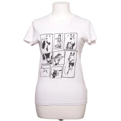 T-shirt (Vit, Svart) från CRW Bomull